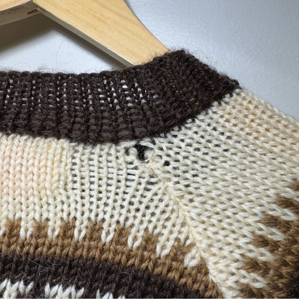 Viking Knit Vintage Handmade in Norway for Rasmussen Size Ladies Large - Picture 11 of 11